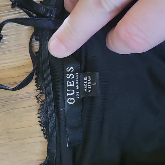 Guess Black Lace Dress Size Large - Picture 3 of 5